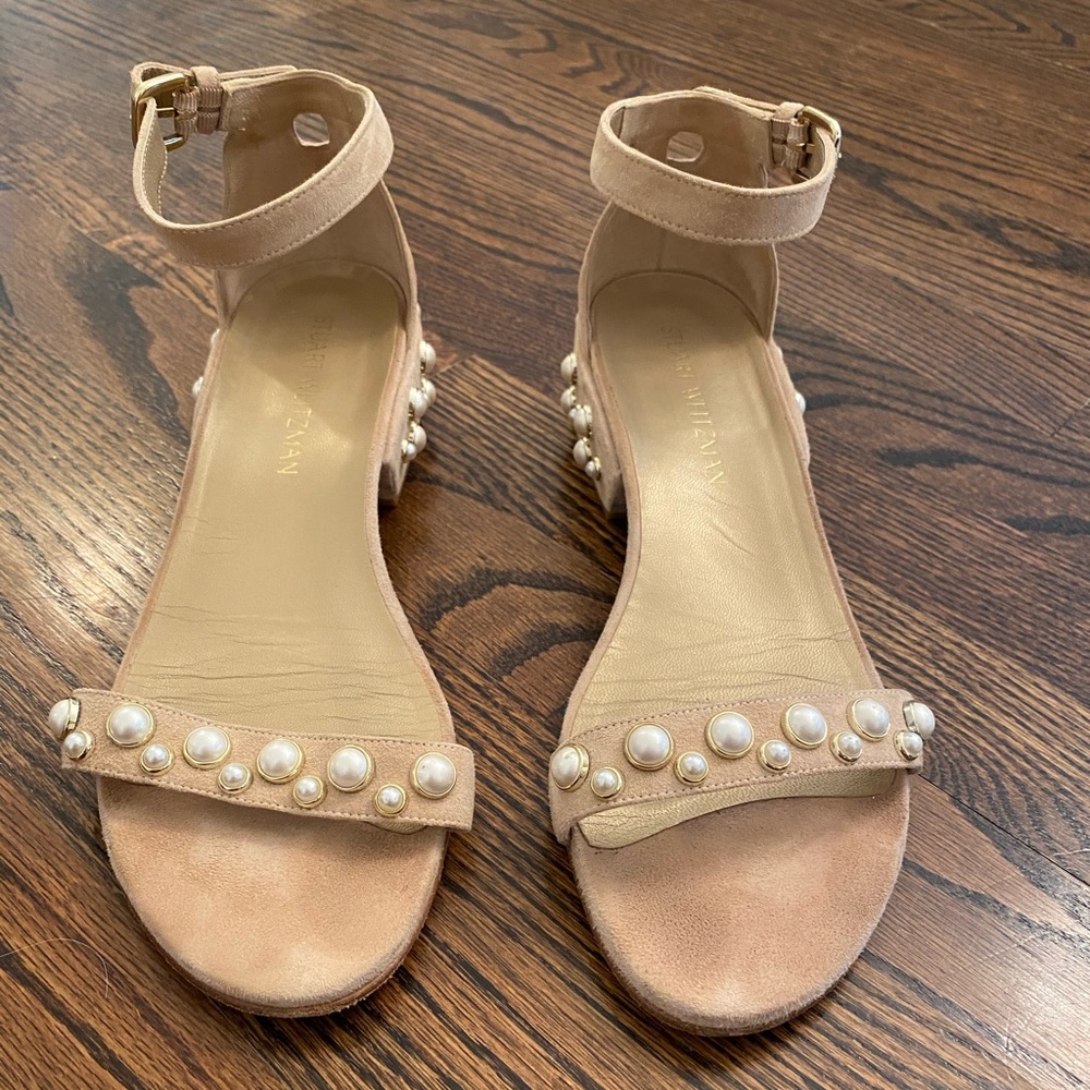 Stuart Weitzman ankle strap sandals